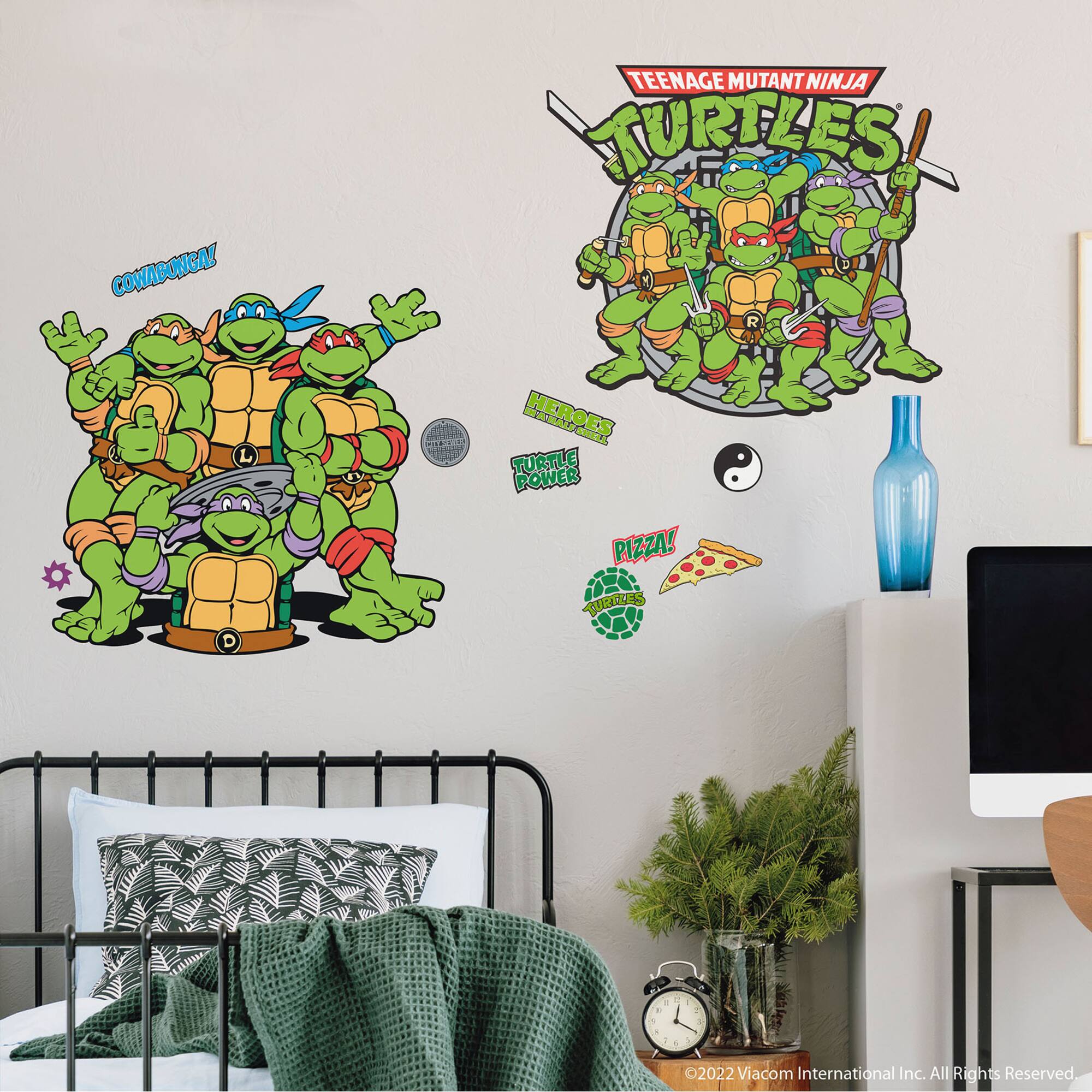 RoomMates Teenage Mutant Ninja Turtles Peel & Stick Giant Wall Decals
